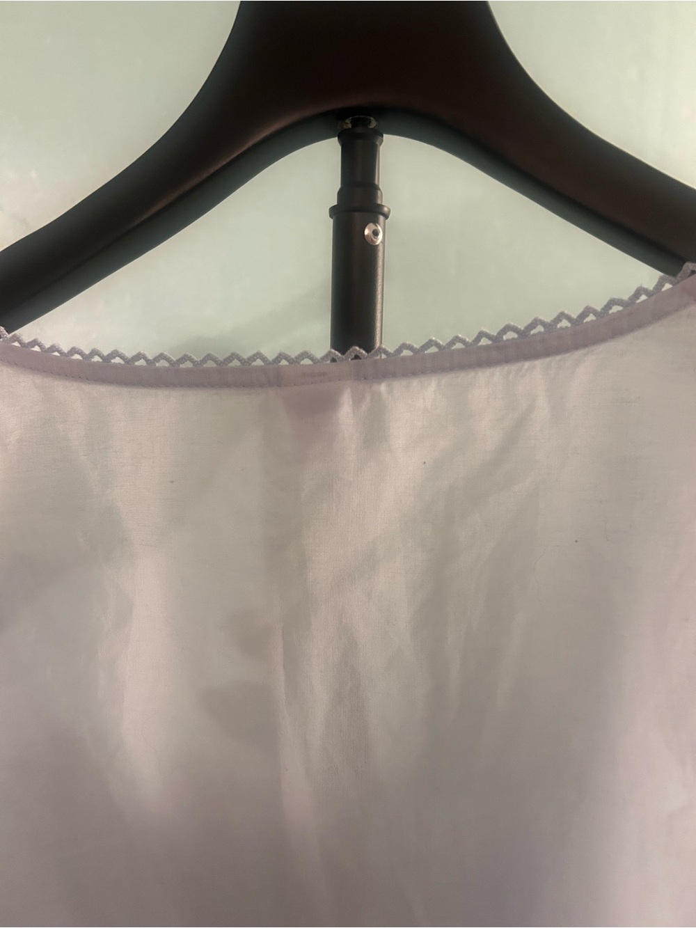 Old Navy Blue Lace-Trim Drawstring Peplum Camisole Prairie Cottagecore Tank Sm - Picture 8 of 10